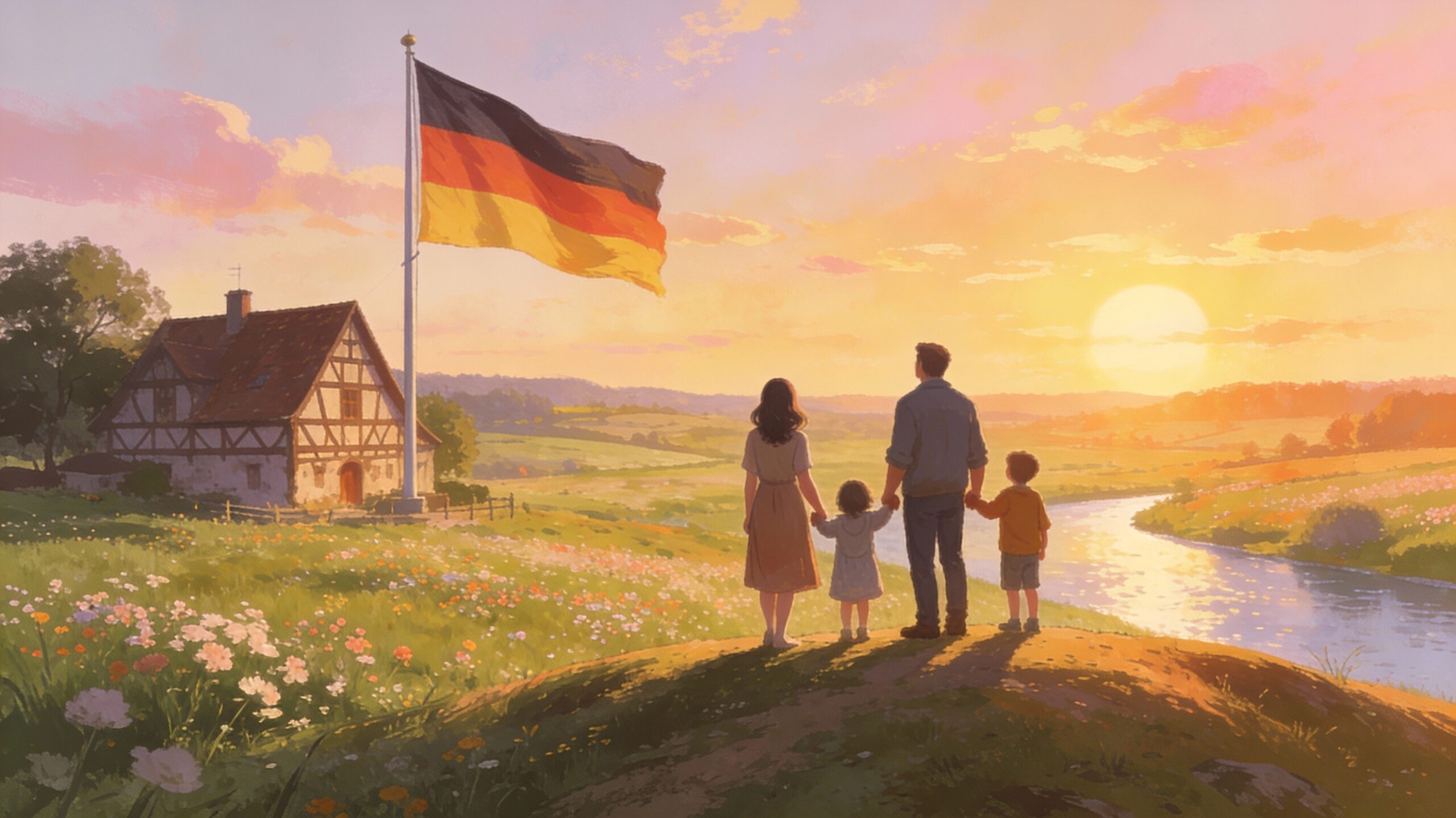 Familie stolz auf Deutschland 1